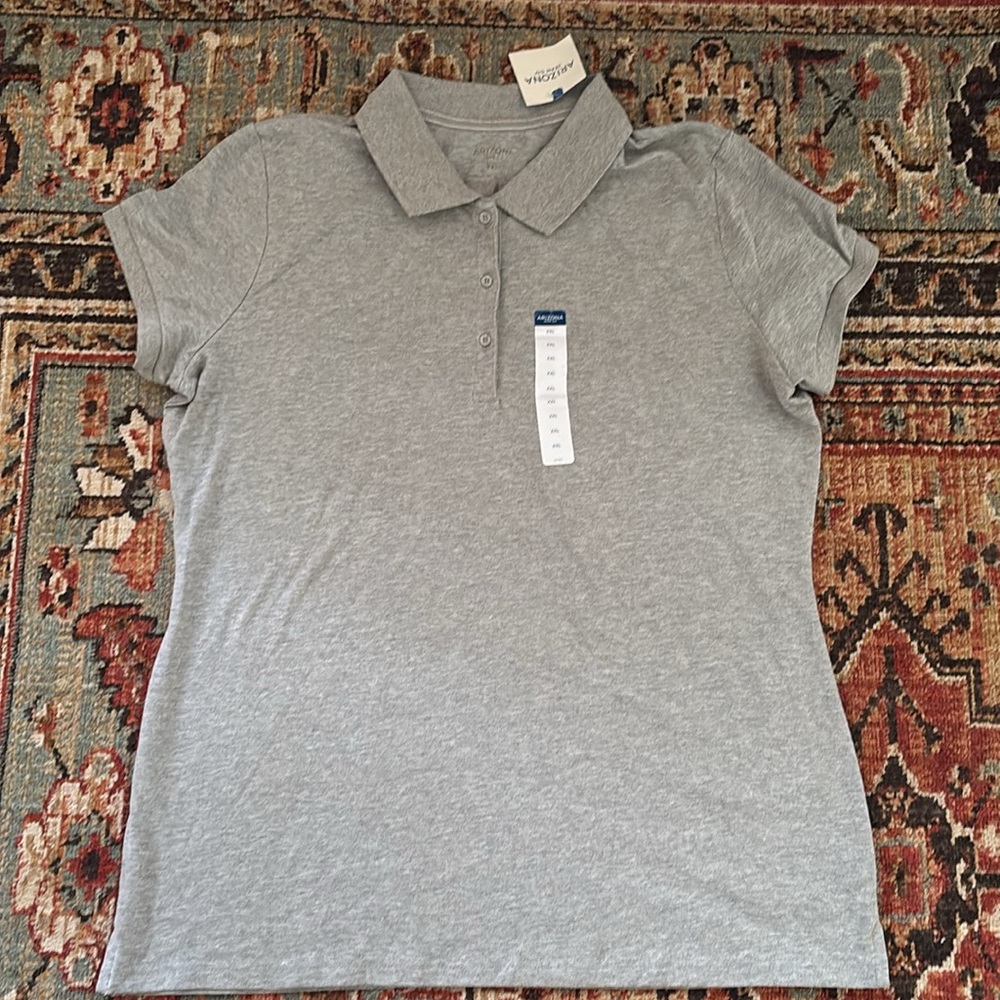 New Gray Polo Shirt